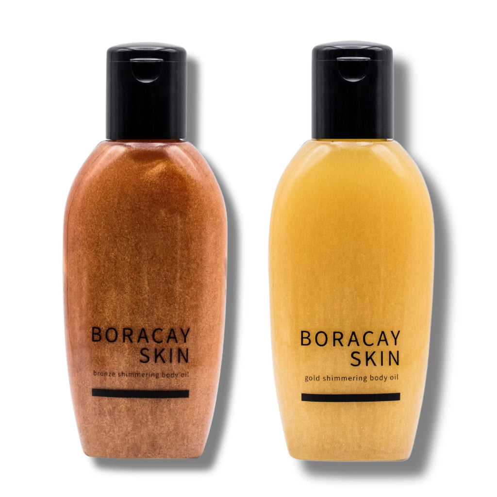 Boracay Skin Shimmer Bundle featuring Bronze and Gold Shimmering Body Oils