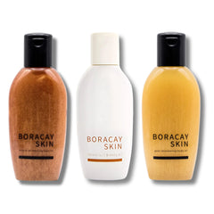 Boracay Skin Triple Treat Bundle featuring Bronze, Gold, and Natural body oils