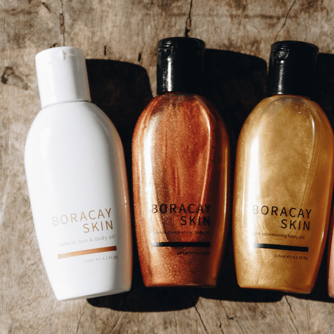 shimmering coconut oils